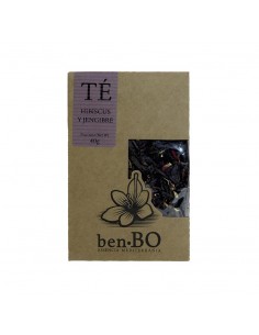 Té hibiscus con jengibre